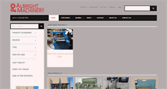 Desktop Screenshot of albrightmachinery.com