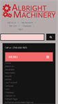 Mobile Screenshot of albrightmachinery.com